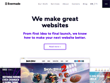 Tablet Screenshot of evermade.fi